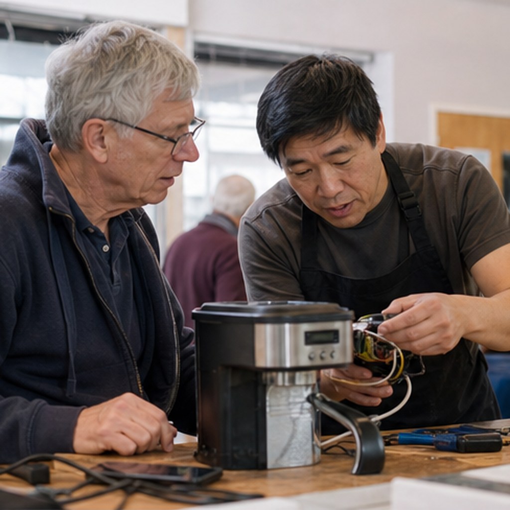 Photo for Timebank request: label items for repair cafe intake