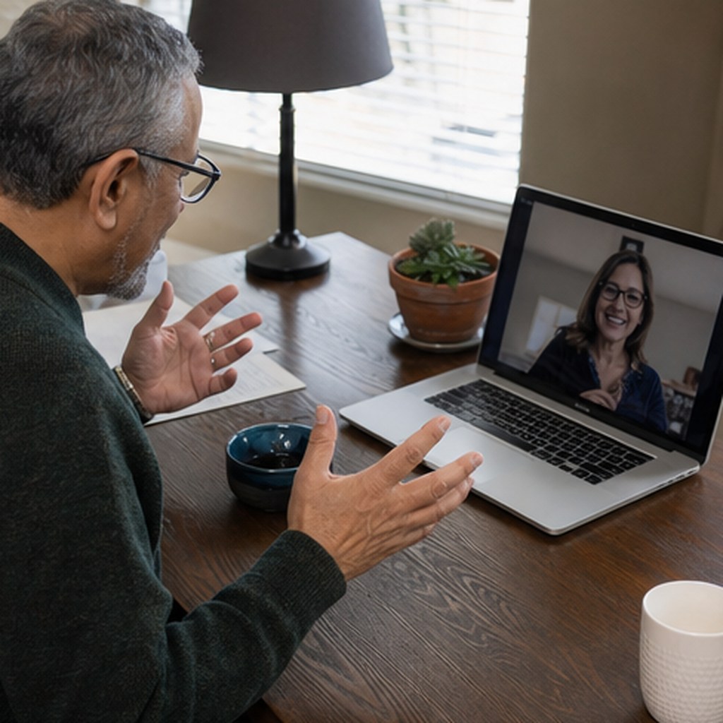 Photo for Timebank request: video-call accessibility setup