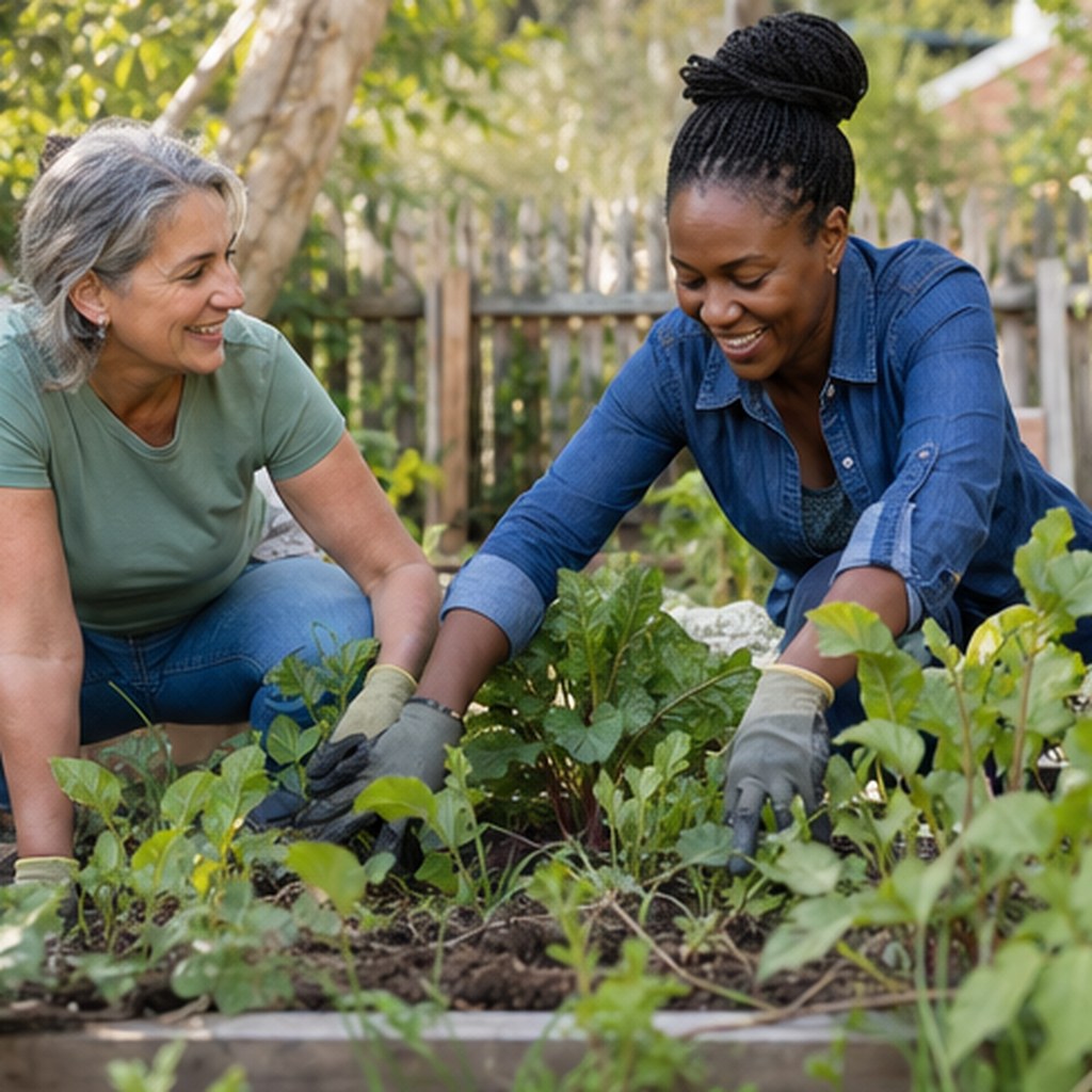Photo for Timebank request: help weed the community garden bed